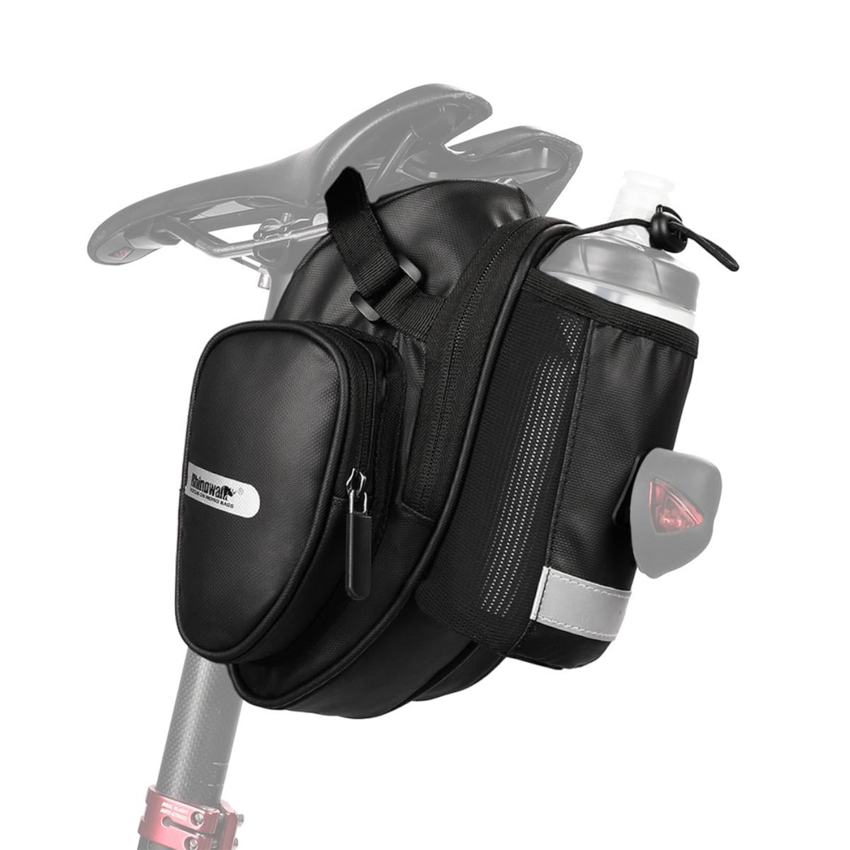 Велосумка подседельная Rhinowalk X21557BK с отсеком для фляги Черный (RWK-X21557BK-4447)
