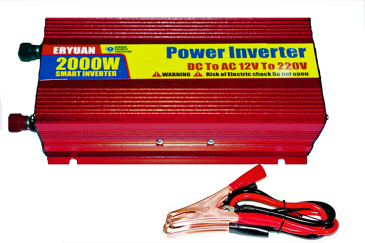 Инвертор автомобильный ERYUAN 12 V-220 V 2000W - фото 6 Инвертор автомобильный ERYUAN 12 V-220 V 2000W - фото 6