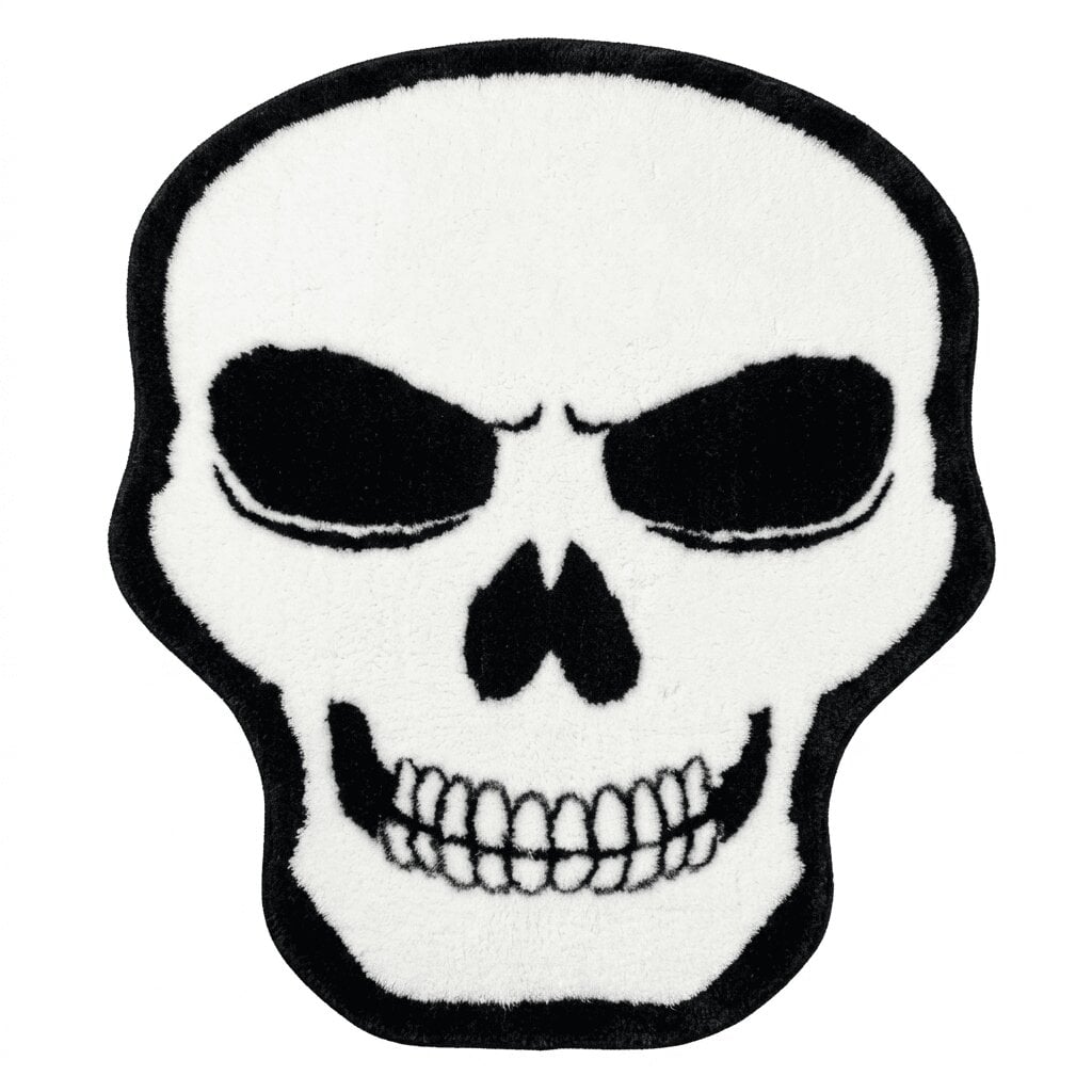 М'який декоративний килим Halloween Teppich Череп (3186663450)