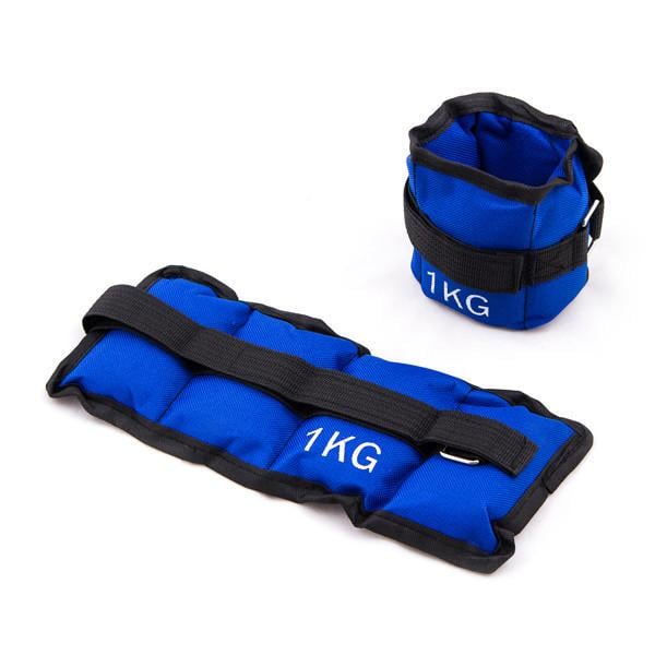 Утяжелители 1 кг 2х0,5 кг Синий (87217-1) Утяжелители 1 кг 2х0,5 кг Синий (87217-1)