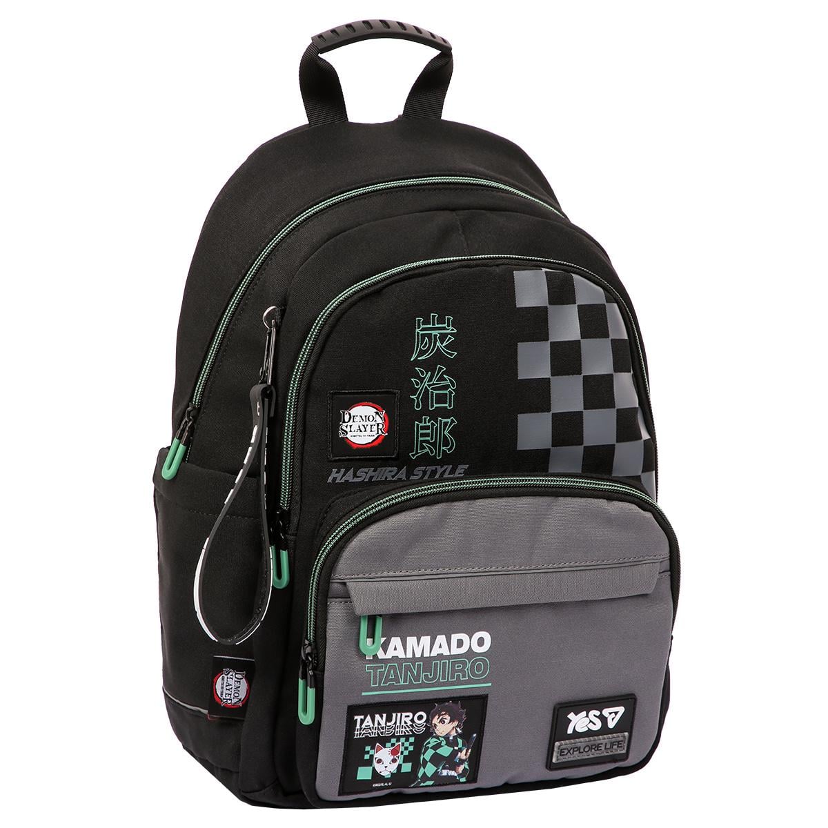 Школьный рюкзак YES Demon Slayer Tanjiro TS-47M Школьный рюкзак YES Demon Slayer Tanjiro TS-47M