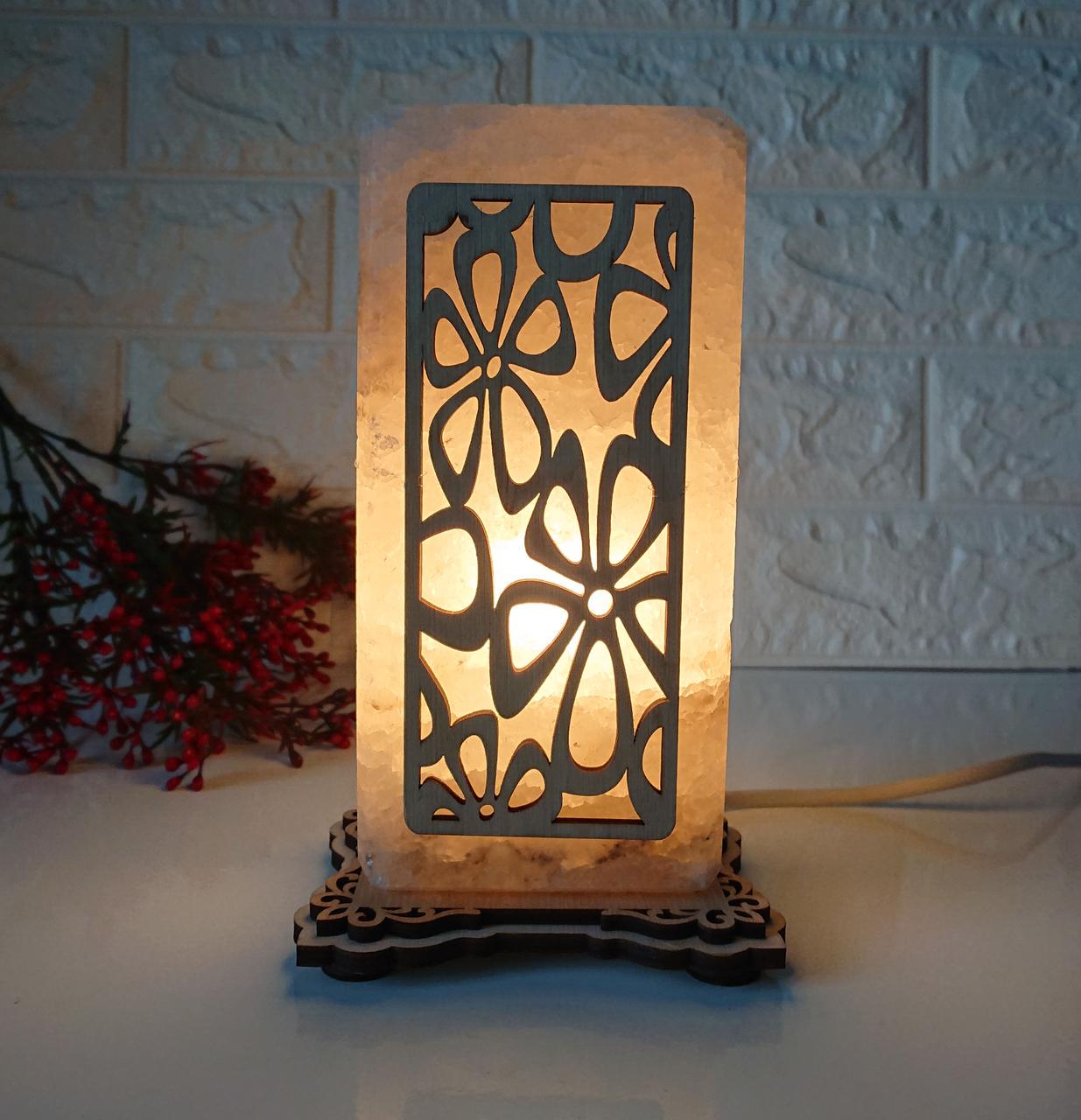 Соляной светильник Ромашки (p-0007-y)