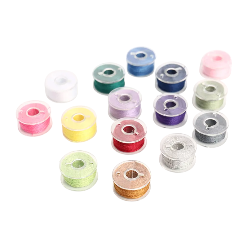 Набор ниток в пластиковом контейнере Разноцветный - фото 6