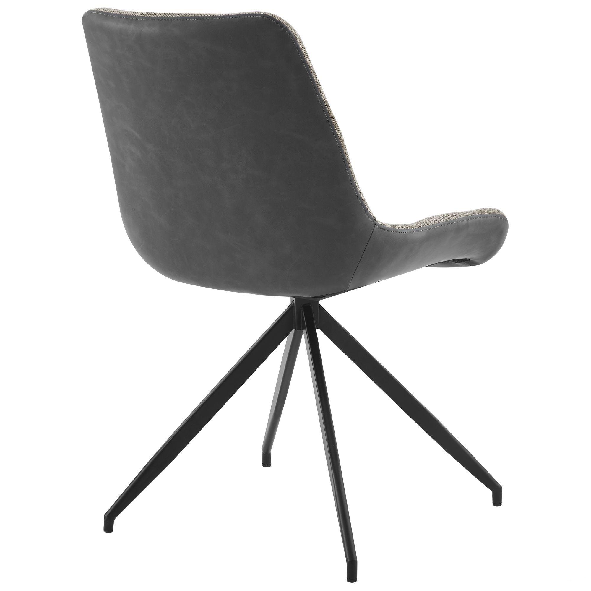 Стілець поворотний AMF Aurora Чорний/Камел (555614) - фото 3 Стілець поворотний AMF Aurora Чорний/Камел (555614) - фото 3