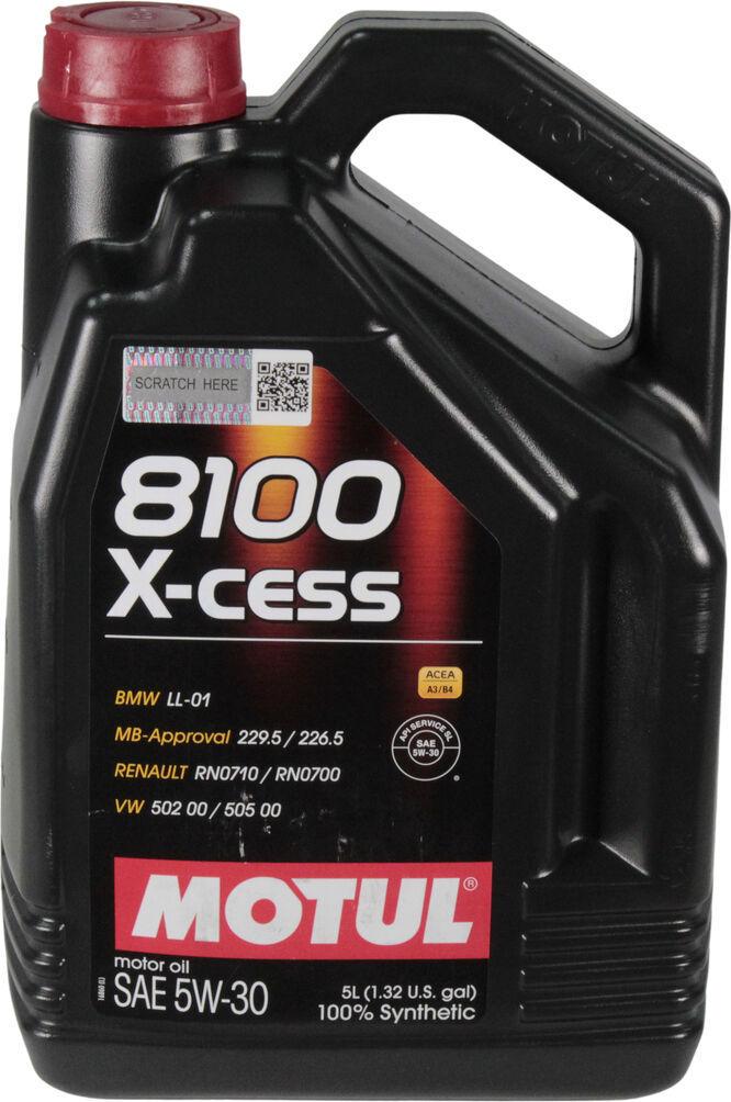 Моторне мастило Motul X-cess 8100 368106 бензин/дизель 5W-30 5 л (1401318) Моторне мастило Motul X-cess 8100 368106 бензин/дизель 5W-30 5 л (1401318)