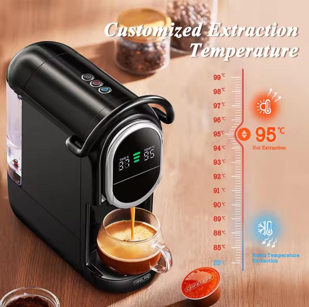 Кавомашина автоматична капсульна CAFELFFE 4в1 19 bar Dolce Gusto/Nespresso/ESE Pods і молота Кава - фото 6