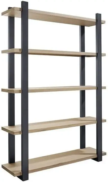 Стеллаж Loft FS794 широкий с 4 открытыми полками для дома и офиса (3075772786)