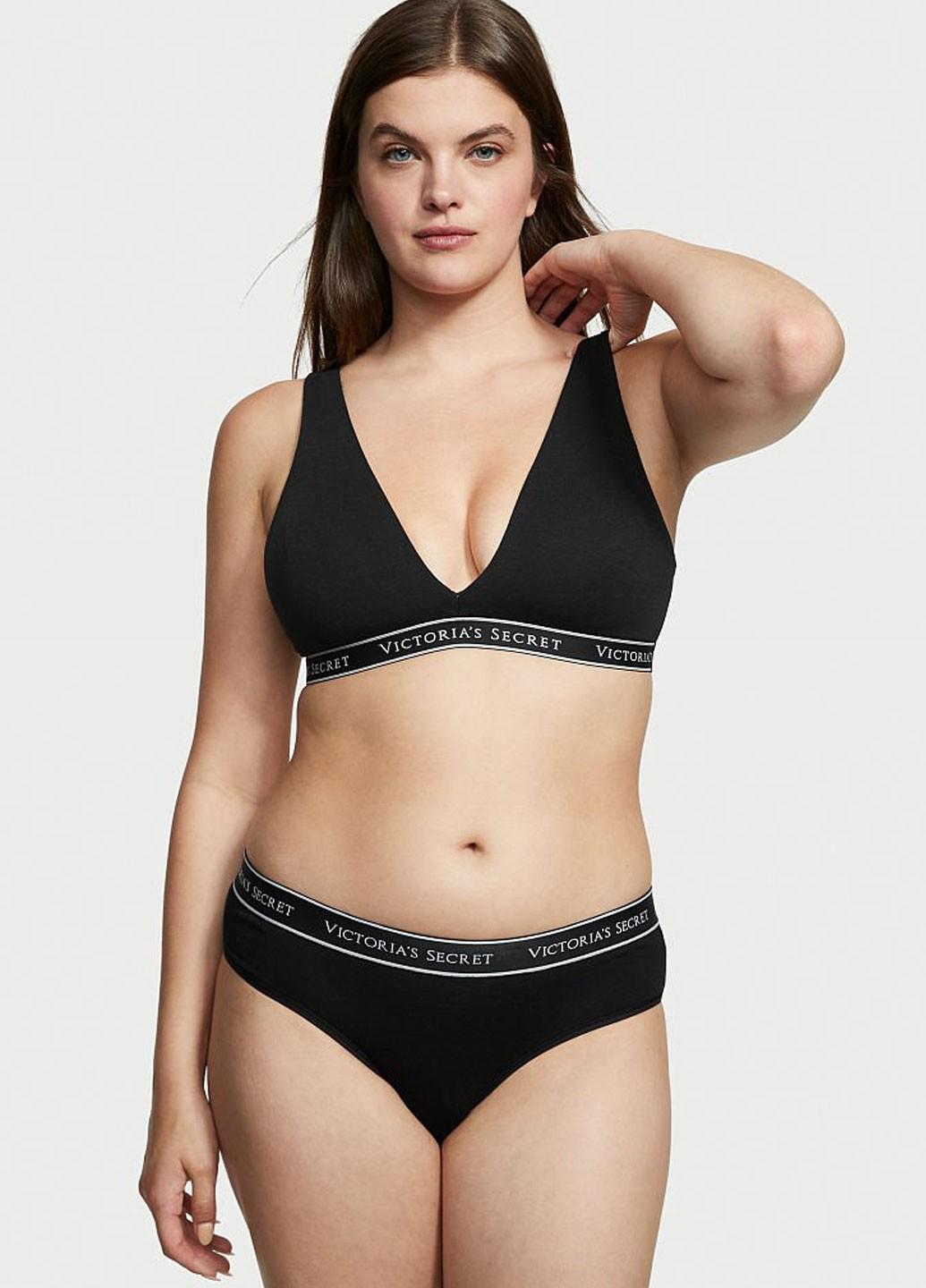 Женские трусы Victoria's Secret 0500000817576QB4M M Черный (51409894)