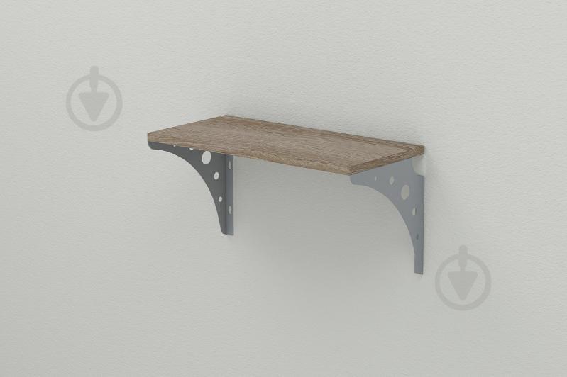 Полка настенная Ferrum-decor Ханди 2 240x700x240 металл Серый ДСП Сонома Трюфель 16 мм (XND0061) Полка настенная Ferrum-decor Ханди 2 240x700x240 металл Серый ДСП Сонома Трюфель 16 мм (XND0061)