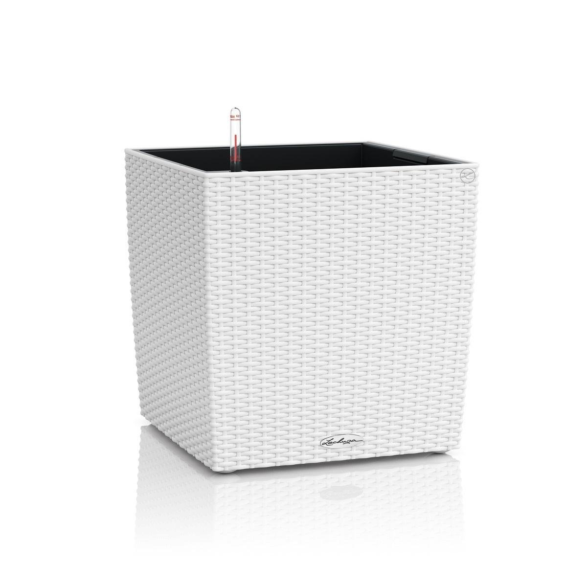 Умный горшок Lechuza CUBE Cottage 40 квадратный 31 л 40x40 см Белый