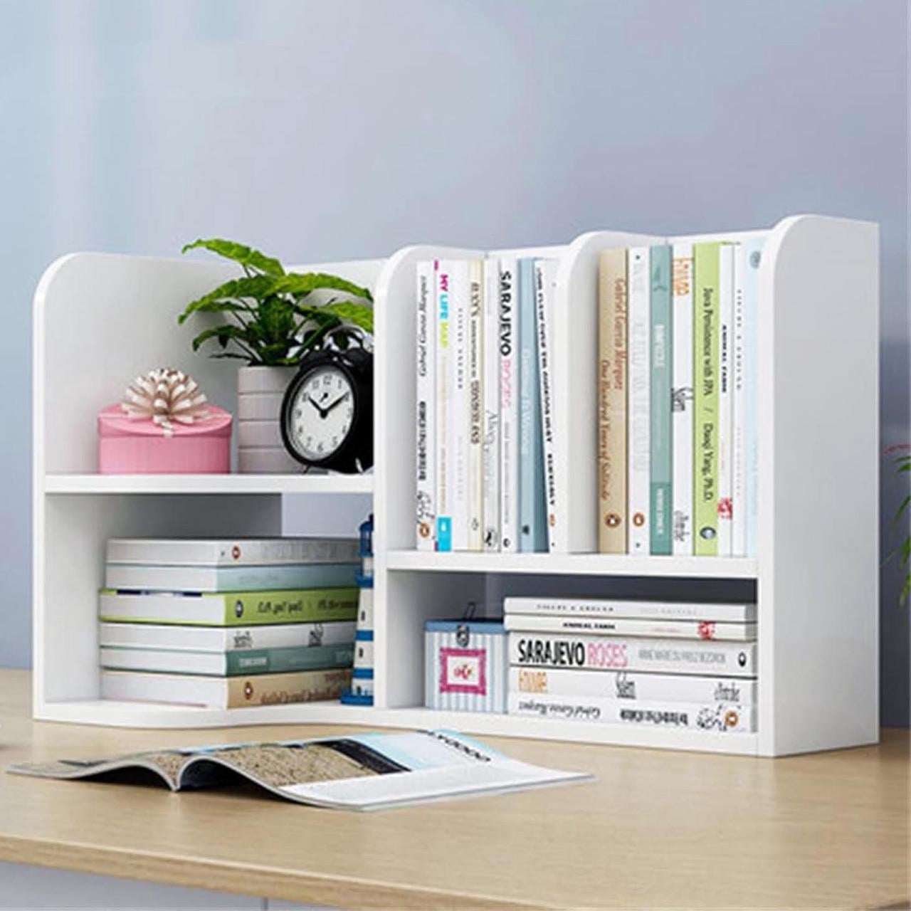 Полка-надстройка настольная из дерева Люмер зефир (АКД-018120)