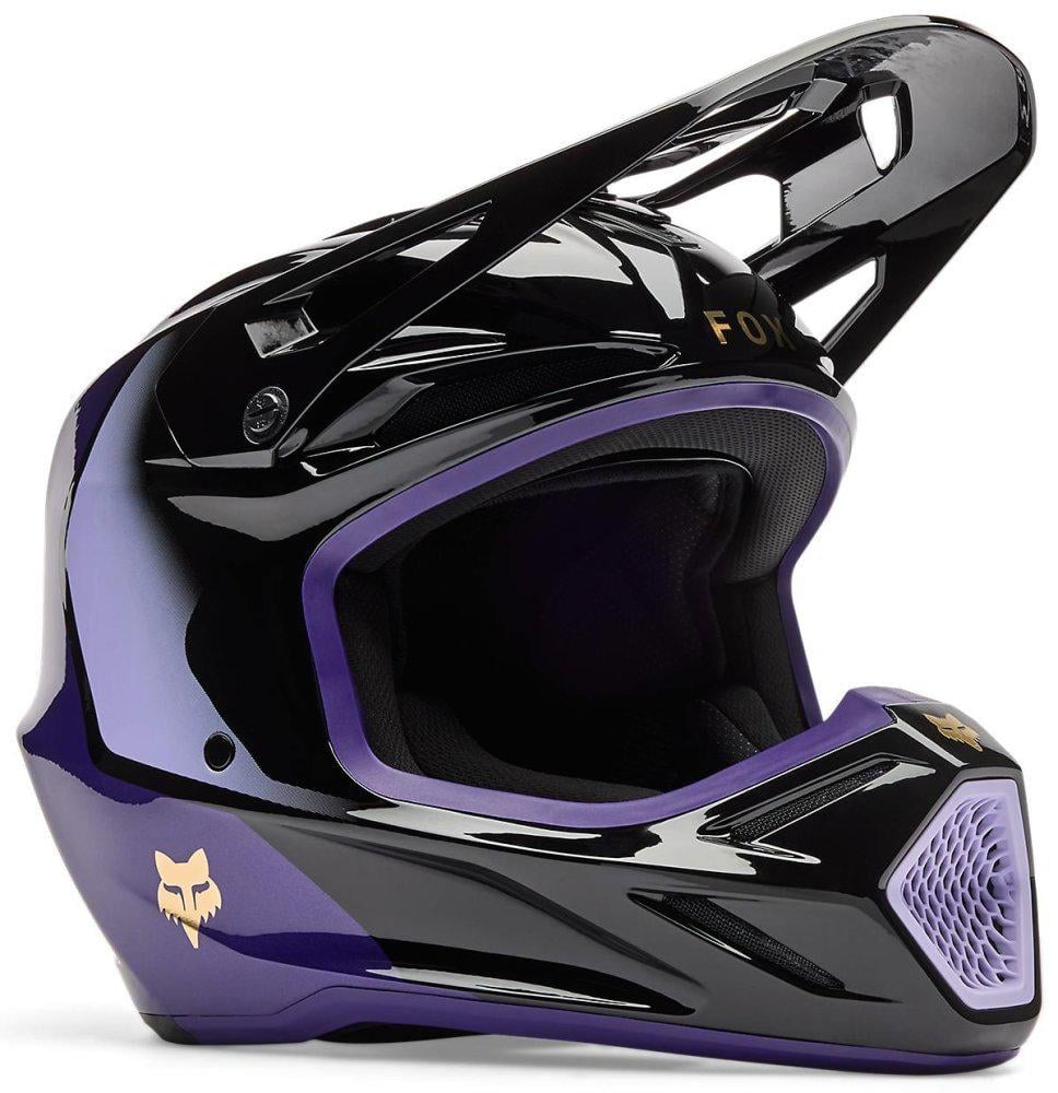 Мотошлем Fox V3 Helmet DRIP S Purple (51500)