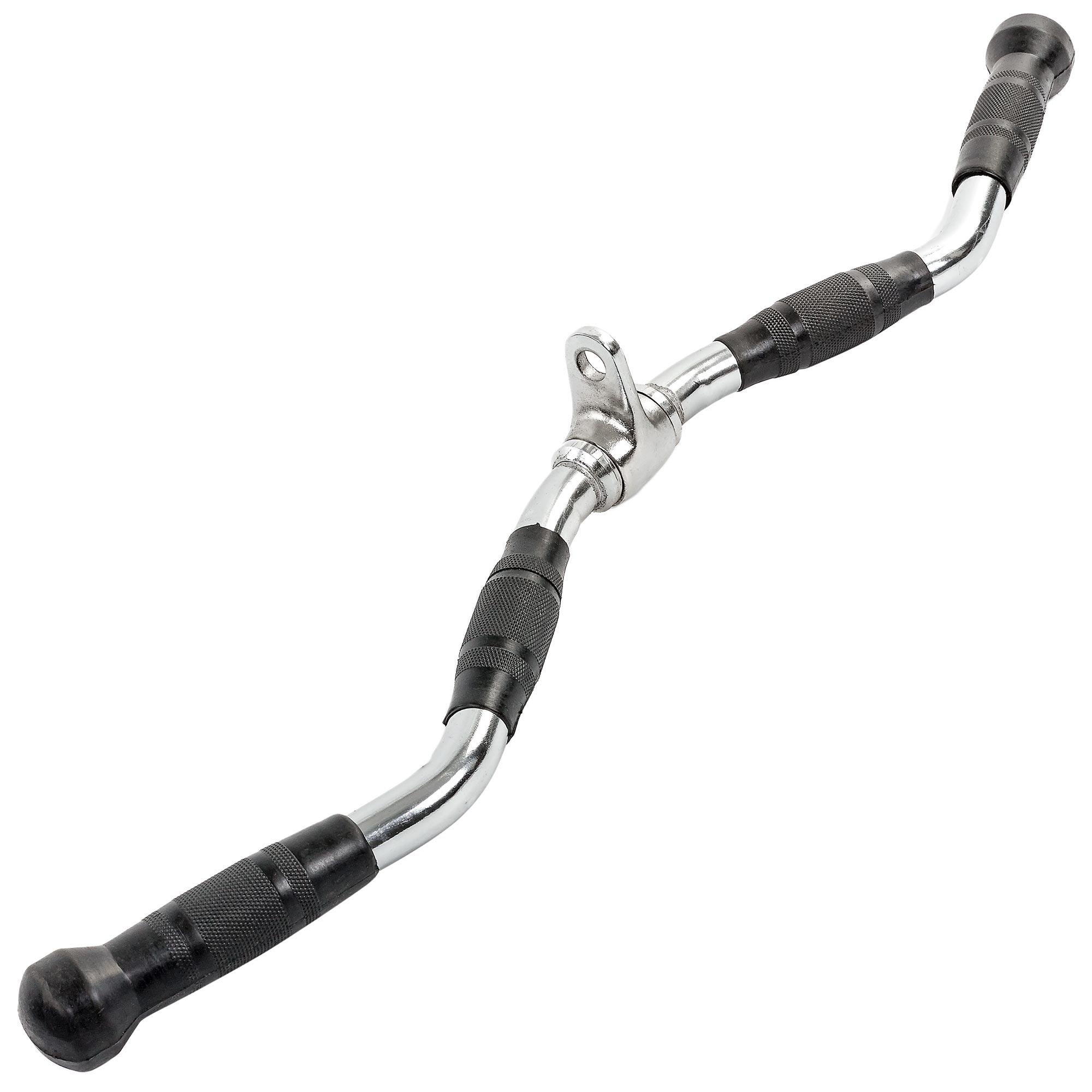 Рукоятка для тяги на трицепс и тяги к животу обрезиненная W-образная Zelart Record TA-5147 (DR004781)