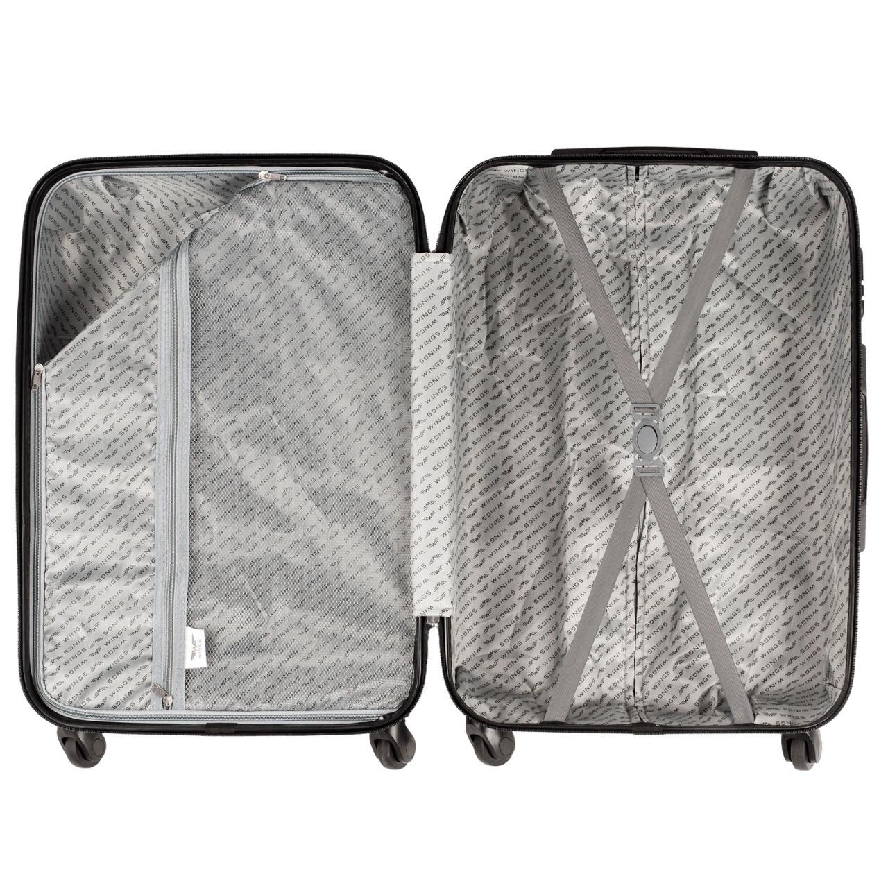 Валіза дорожня Wings PC190 M Чорний (2387710149) - фото 3 Валіза дорожня Wings PC190 M Чорний (2387710149) - фото 3