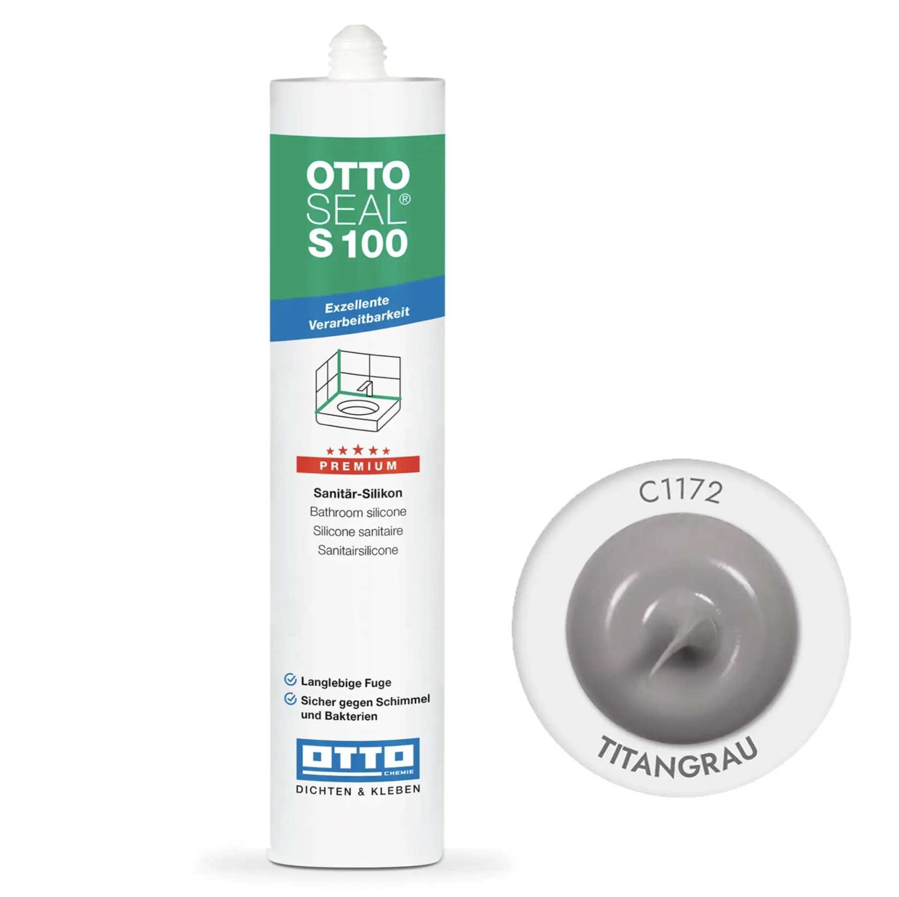 Герметик силіконовий OTTOSEAL S100 С1172 (S100С1172)