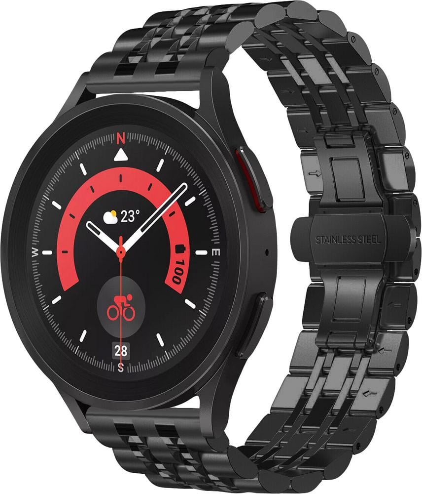 Браслет металлический Spinye для Galaxy Watch 5 Pro Black (29645-2B)