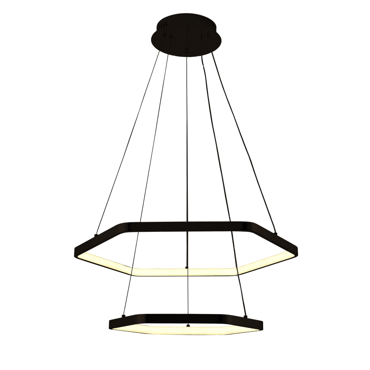 Люстра подвесная светодиодная Light House SRS-19623 BK 90W Черный