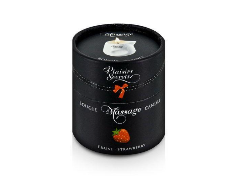 Масажна свічка Plaisirs Secrets Strawberry 80 мл (SO1848)