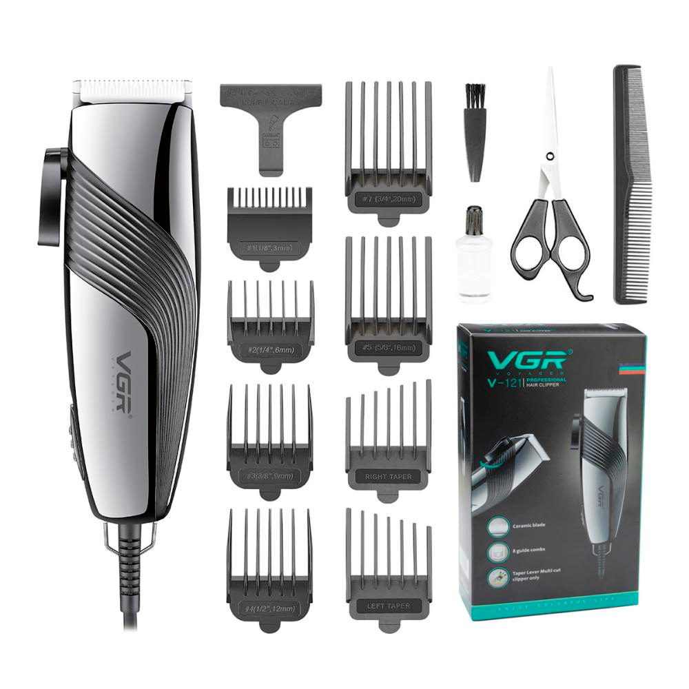 Машинка для стрижки VGR Professional V-121 с 8 насадками (2448013685)