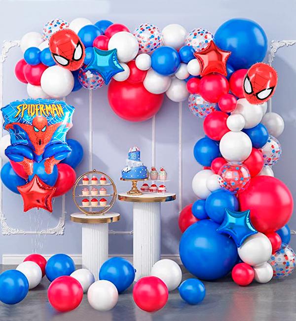 Арка из шаров Spiderman набор 141 шт. (12337387)