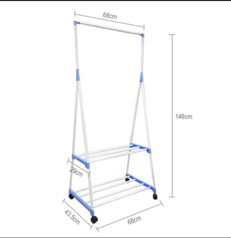 Вешалка для одежды Clothes Rack 68х43,9х152 см (8997803) - фото 3