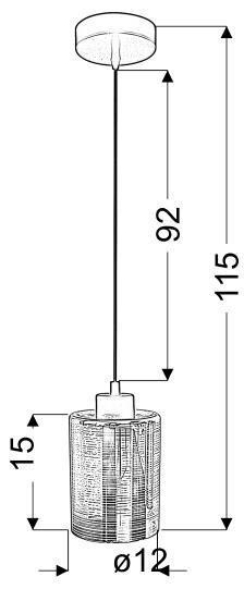 Люстра Candellux Nocturno 12x115 см Хром (31-57686) - фото 4