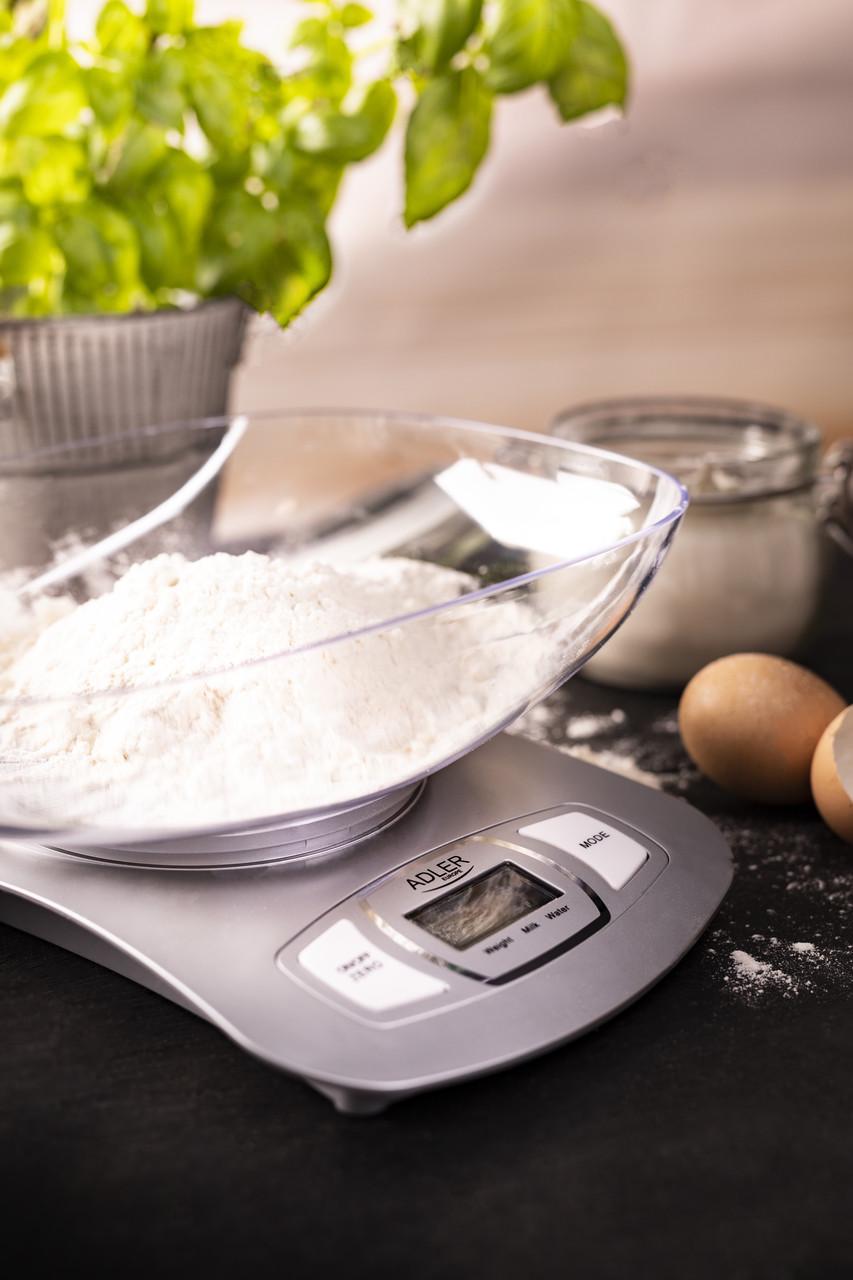 Весы кухонные электронные Adler AD 3137 silver - фото 10 Весы кухонные электронные Adler AD 3137 silver - фото 10