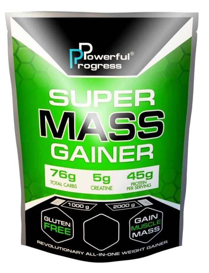 Гейнер Powerful Progress Super Mass Gainer 2 кг Капучино - фото 1