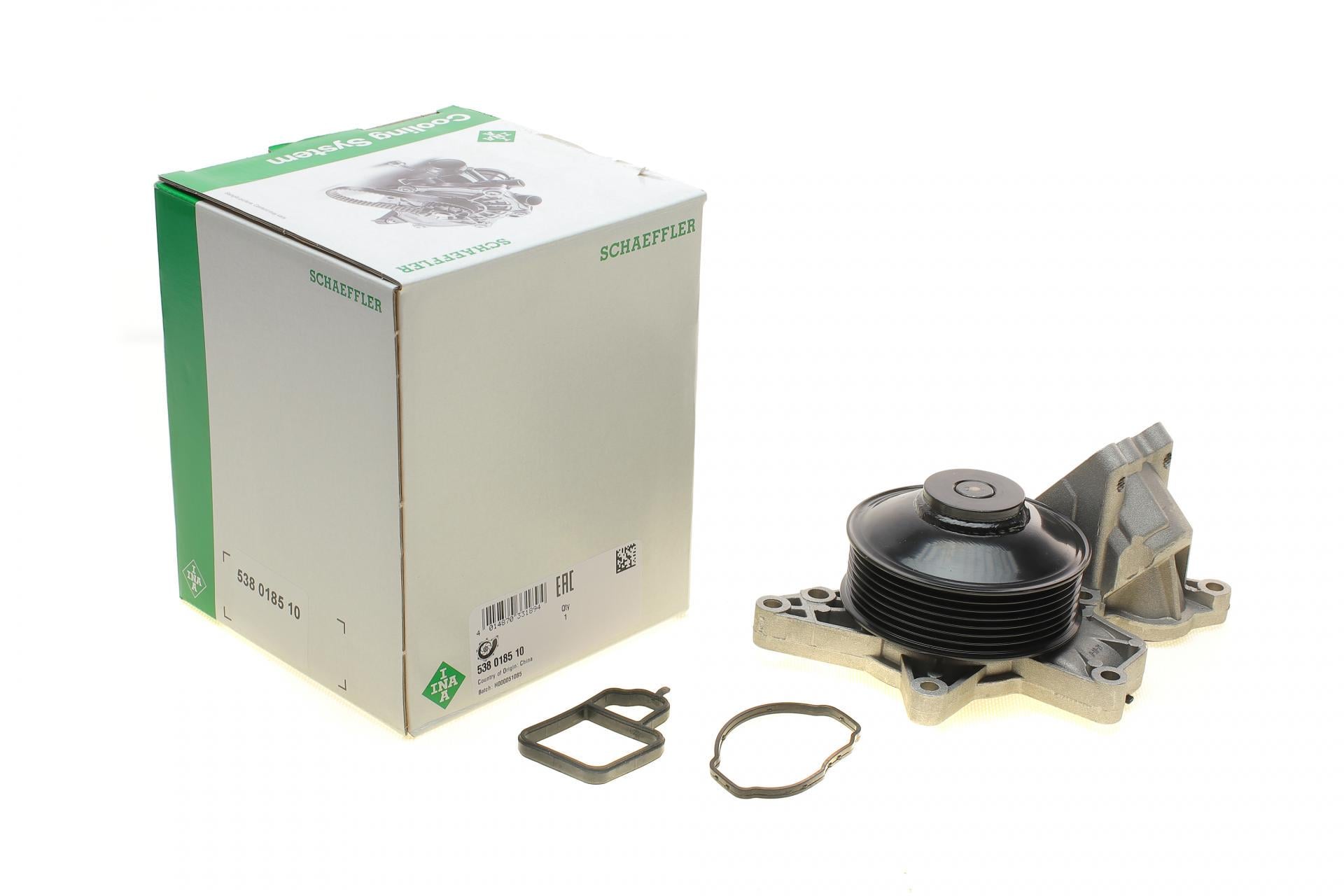 Водяная помпа INA BMW 5 F10/F11/7 F01-04/X5 E70/X6 E71/E72 2.0d-3.0d 09- N57/M57 (538 0185 10)