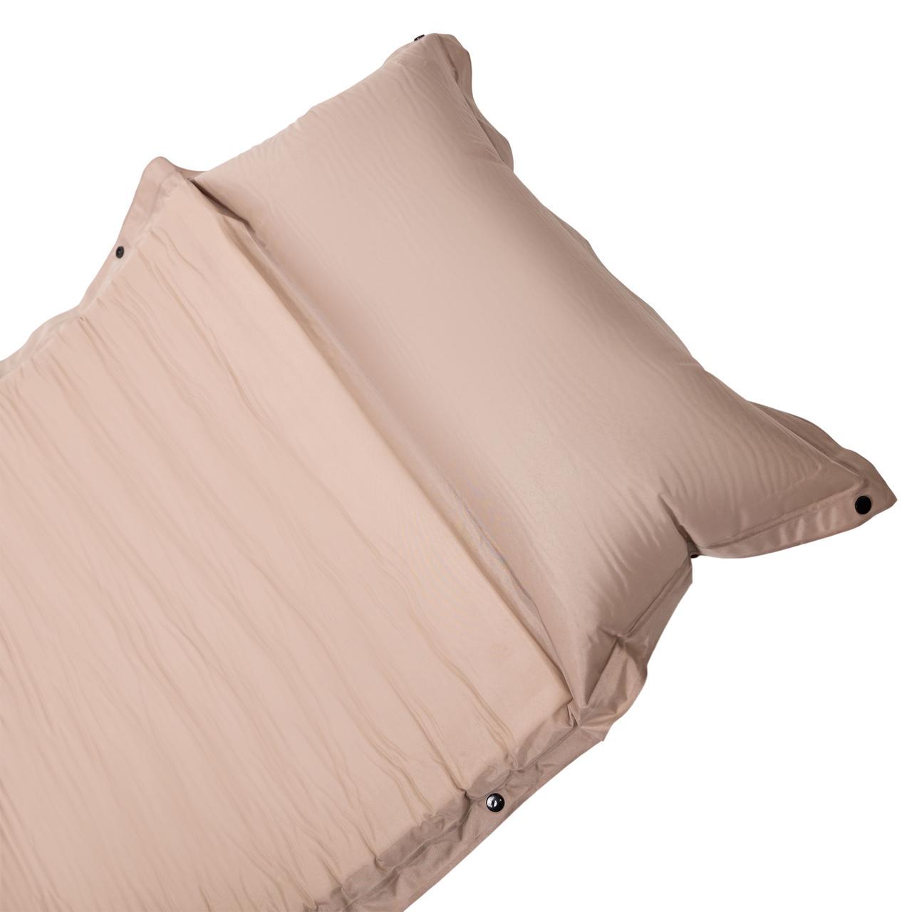 Килимок у намет похідний туристичний з надувним підголівником 175х65х4 см Бежевий (7181) - фото 6 Килимок у намет похідний туристичний з надувним підголівником 175х65х4 см Бежевий (7181) - фото 6