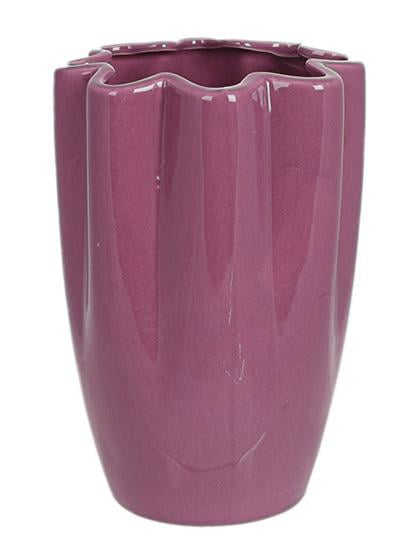 Ваза фарфоровая Stone Flower Фиори Ø12х17 см Темно-розовый (BD-727-518) - фото 1 Ваза фарфоровая Stone Flower Фиори Ø12х17 см Темно-розовый (BD-727-518) - фото 1