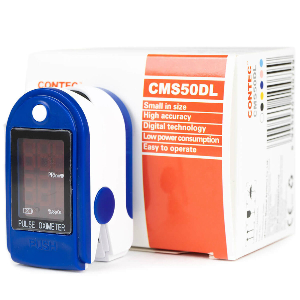 Пульсоксиметр Contec CMS50DL светодиодный дисплей - фото 5