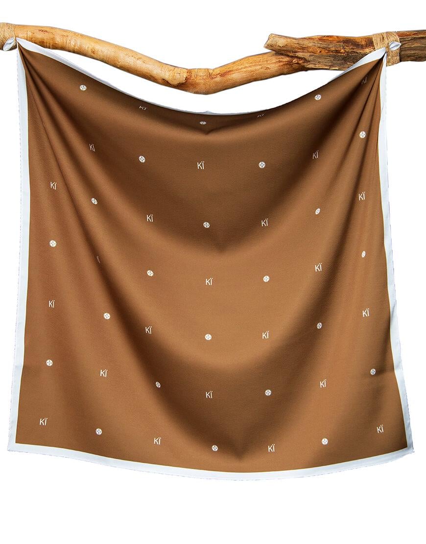 Хустинка Київ мінімалістична жіноча SOFT25 гірчична One size