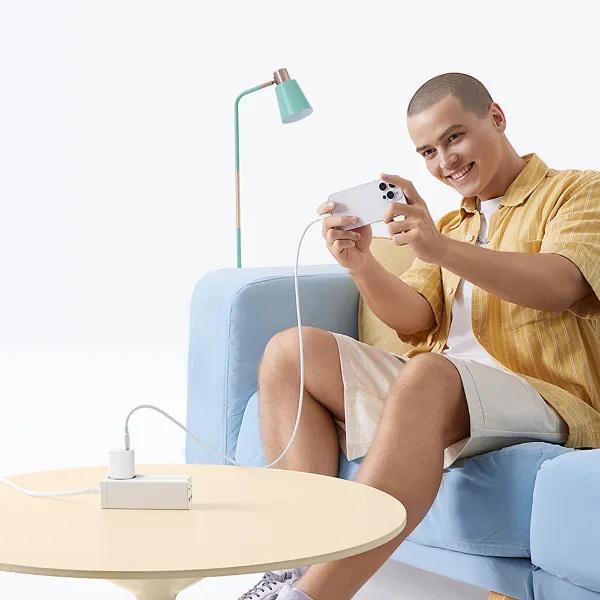 Зарядное устройство BASEUS PicoGo GaN Fast Charger Type-C 45W White (P10176800213-00) - фото 11