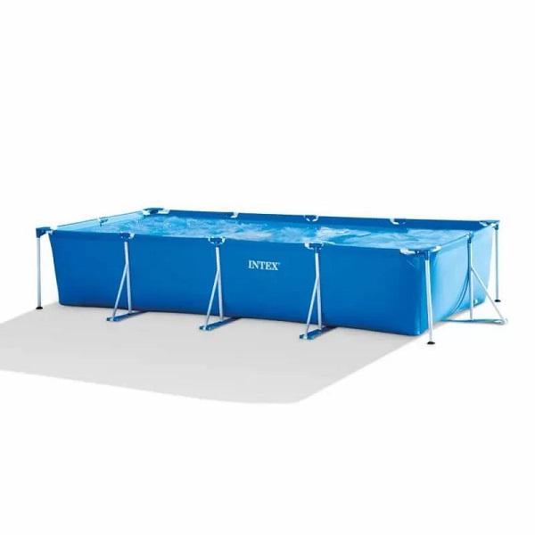 Прямоугольный каркасный бассейн Intex 450х220х84 см 7100 л от 6-ти лет Прямоугольный каркасный бассейн Intex 450х220х84 см 7100 л от 6-ти лет