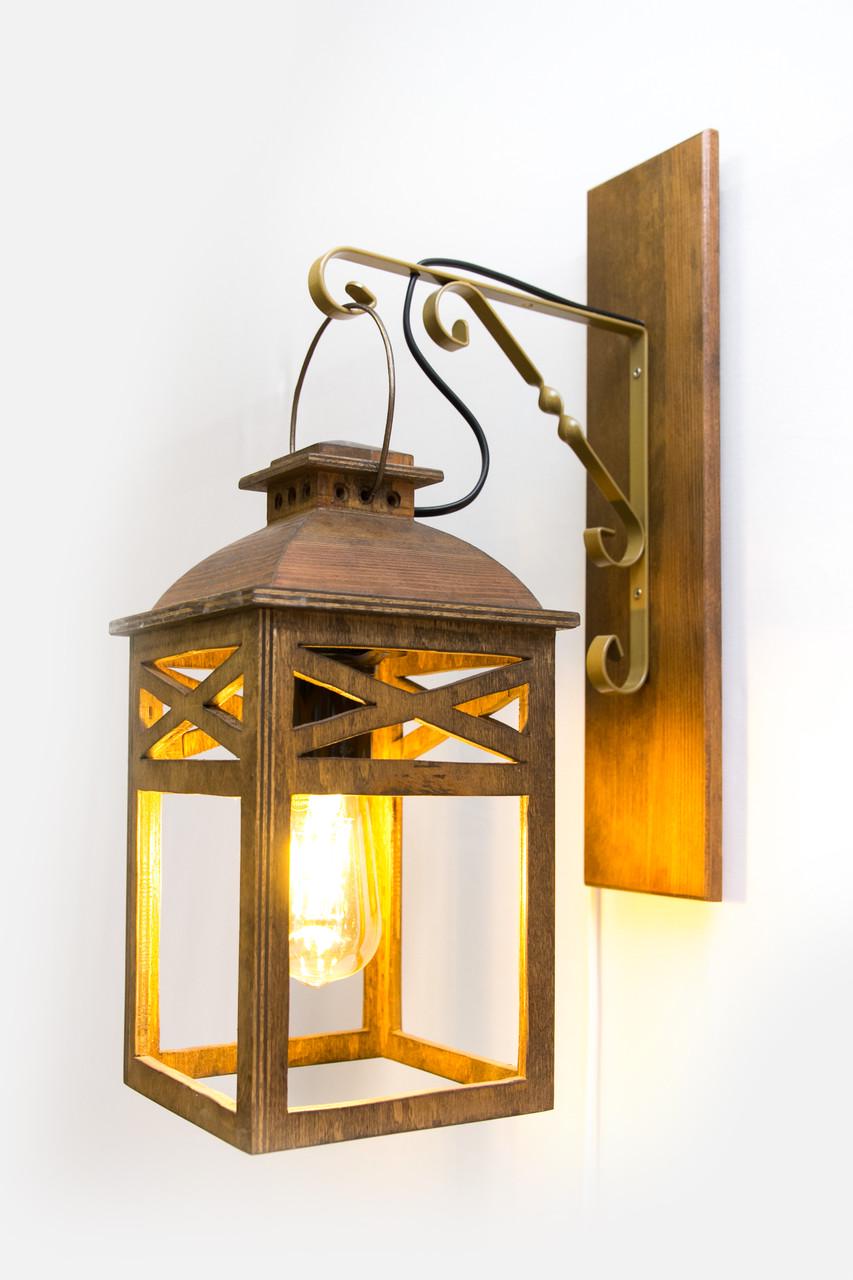 Бра Древоделя Ретро 50х28х17 см Орех (011003) - фото 2 Бра Древоделя Ретро 50х28х17 см Орех (011003) - фото 2