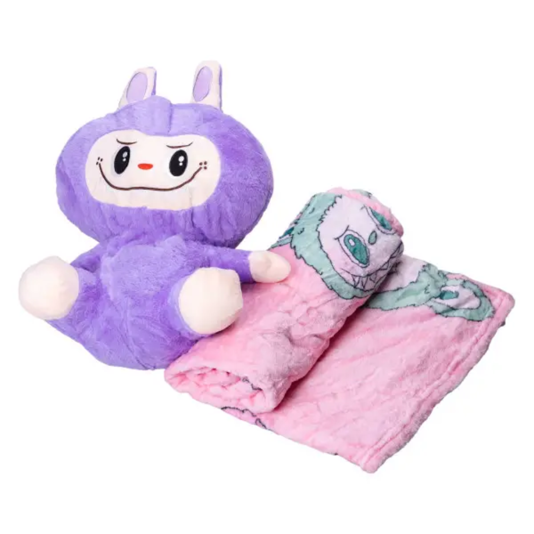 М'яка іграшка-сюрприз велика Labubu Фіолетовий