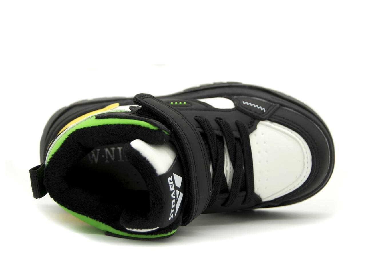 Хайтопы демисезонные для мальчика W.niko BG1176 р. 32/20 см Черный (2392706733) - фото 3