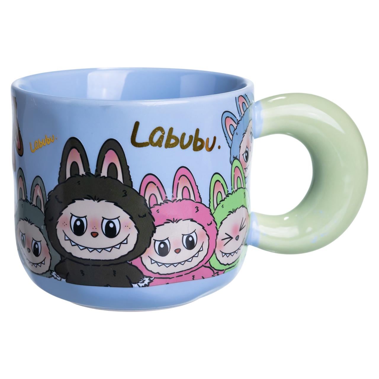 Чашка фарфоровая Light House Labubu LG-30175-D BL 400 мл Голубой