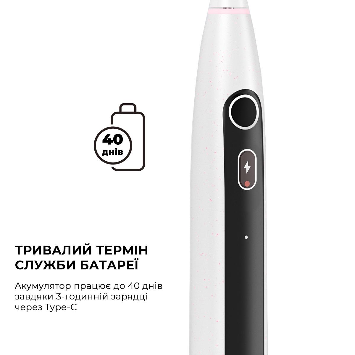 Електрична зубна щітка Oclean X Lite Set Grey (00-00118093) - фото 8