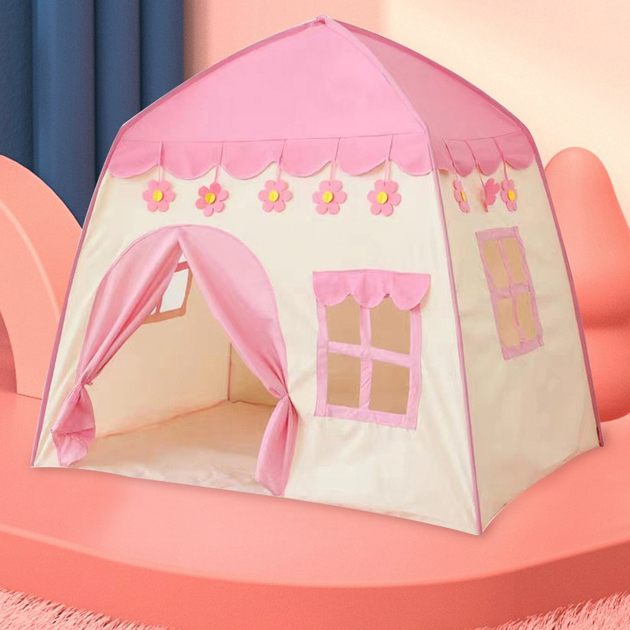 Намет детский домик складной Розовый - фото 7