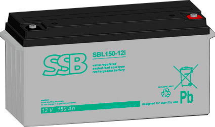 Акумуляторна батарея SSB SBL 150-12i AGM 150 Ah 12 V - фото 1