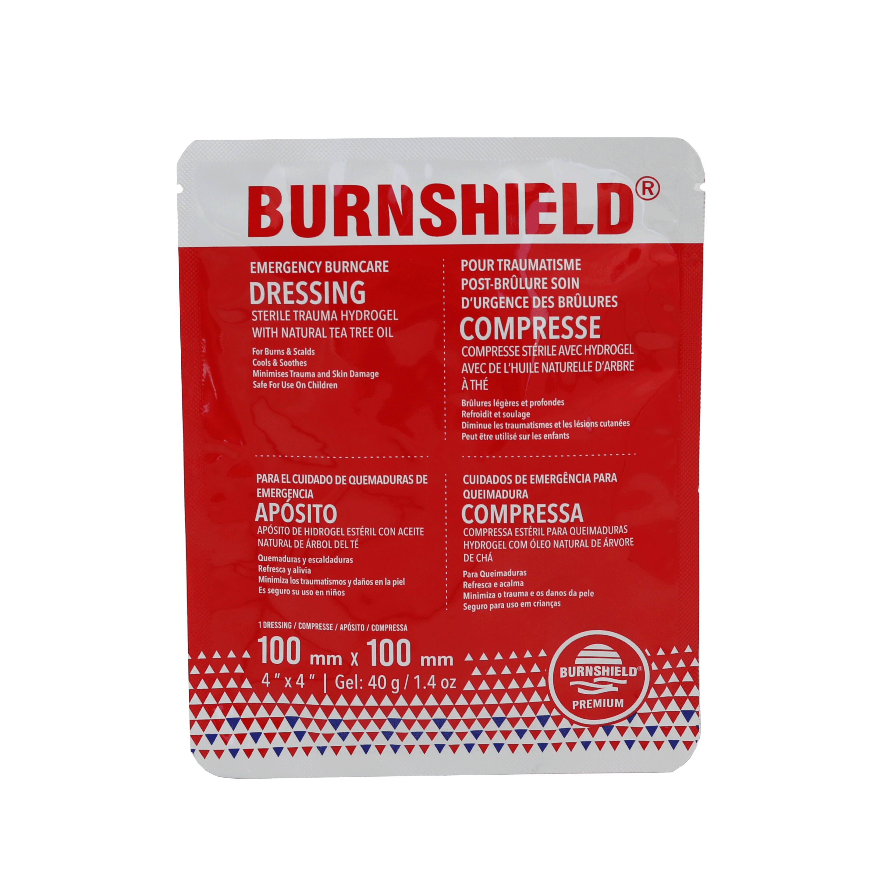 Повязка противоожоговая Burnshield 100x100 мм