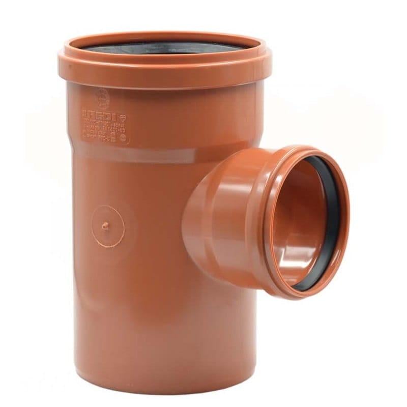 Тройник наружной канализации REDI 160x110 мм 87° (035165E)