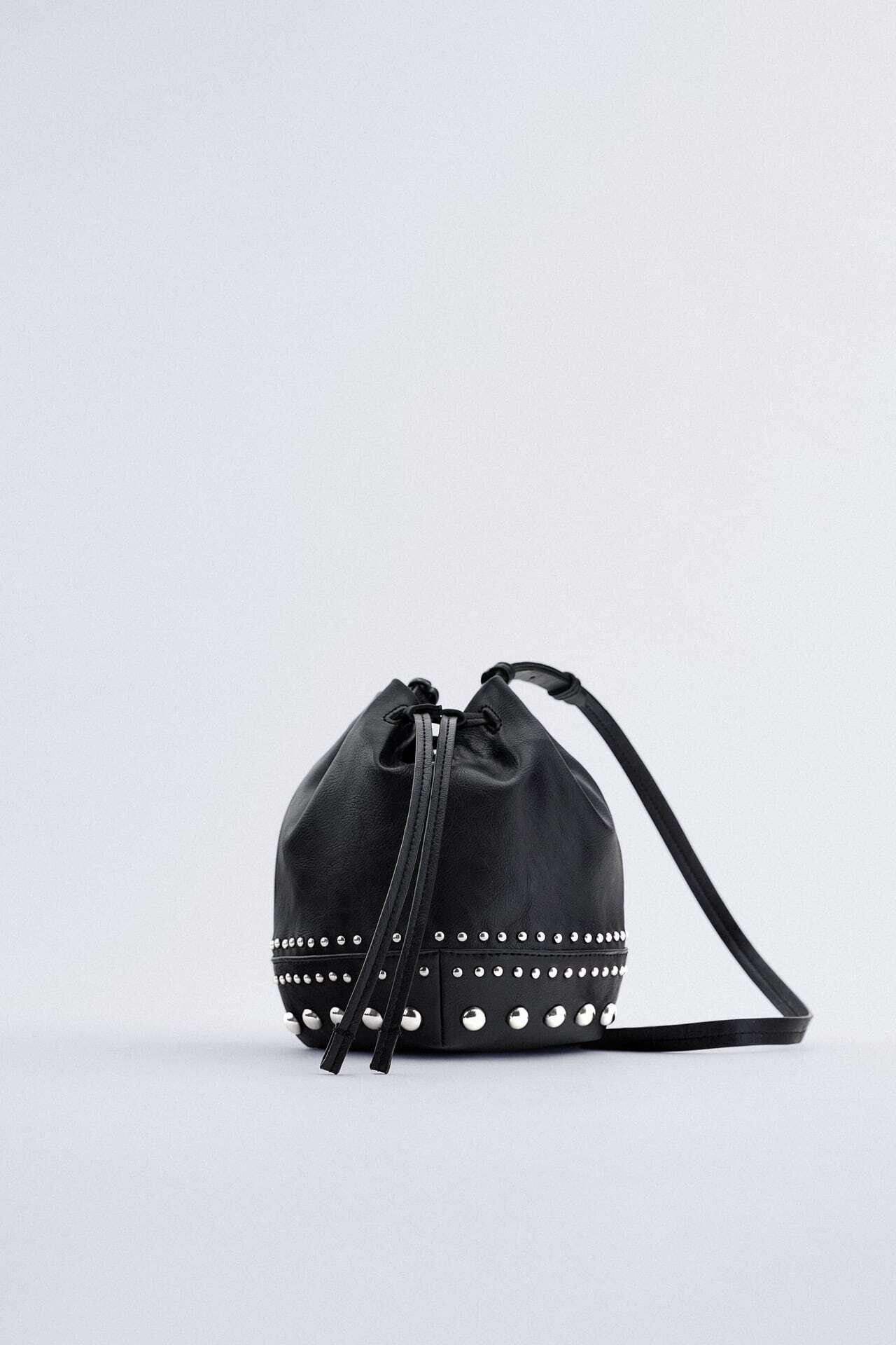 Женская сумка Bucket bag мини Zara ZG29 Черный (P-6910806230682)