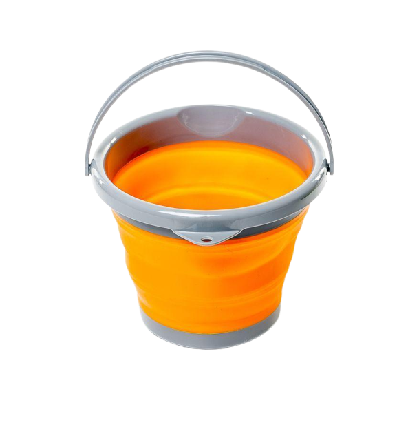 Ведро складное силиконовое Tramp TRC-092 5 л Оранжевый (920071231)