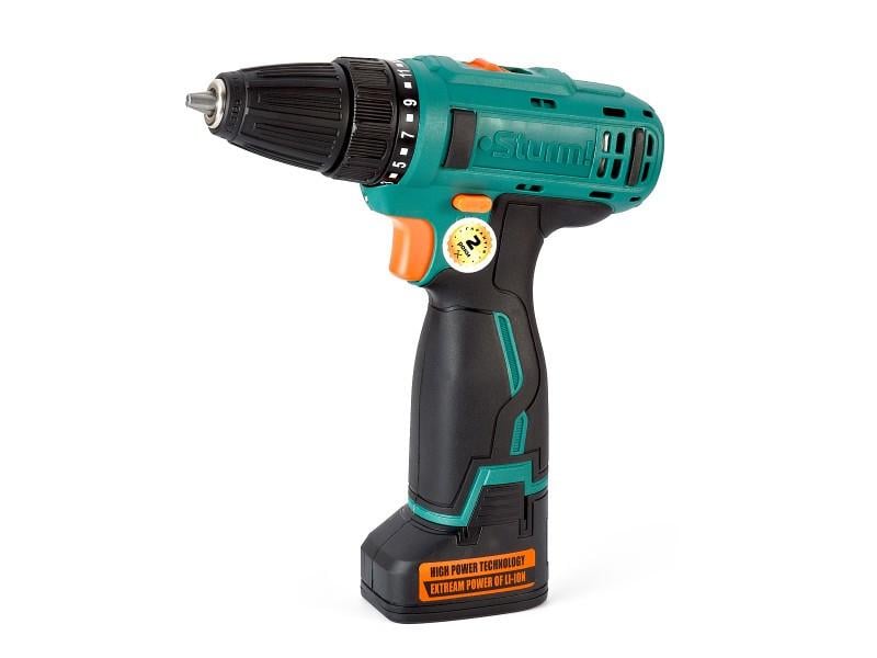 Дриль-шуруповерт акумуляторна Sturm CD 3214 LВE з 2 батареями (39984235)