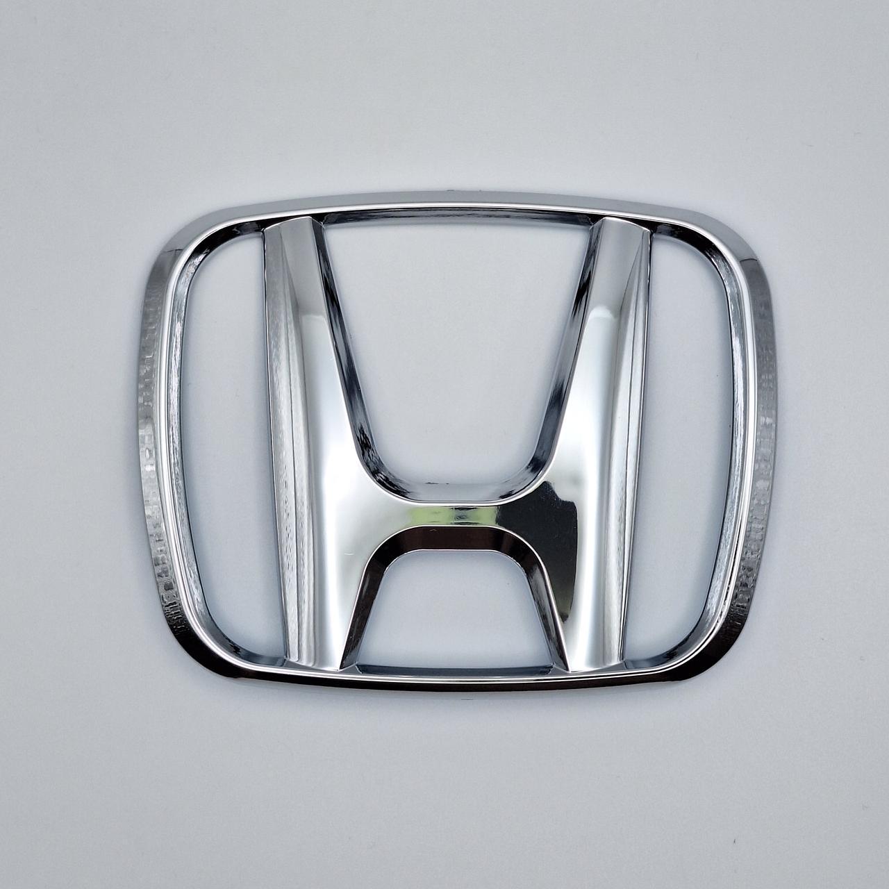 Эмблема Honda 108х90 мм Хром 75700-SYY-003 (1947759798)