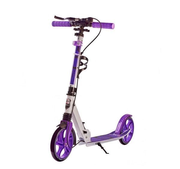 Самокат Maraton RIDER 2021 с фонариком Сиреневый