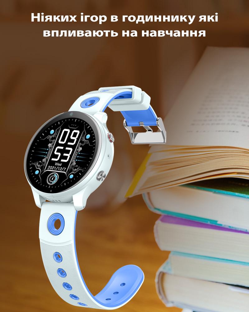 Смарт годинник-телефон дитячий Lemfo D40 GPS/вібрацією/4G/камерою та прослуховуванням для хлопчика (21878750) - фото 16